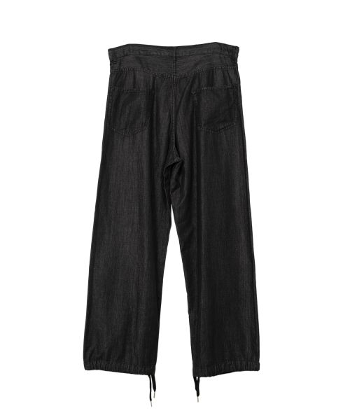 Cotton Tencel Denim Wide Pants