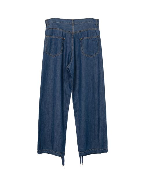 Cotton Tencel Denim Wide Pants ブラック Maison MIHARA YASUHIRO ONLINE STORE（メゾンミハラヤスヒロ