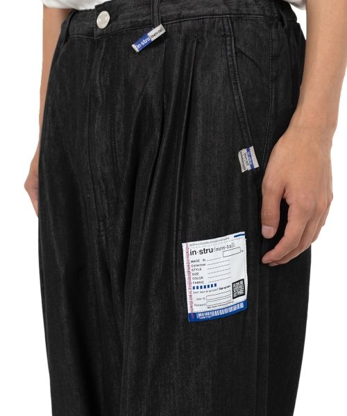 Cotton Tencel Denim Tapered Pants