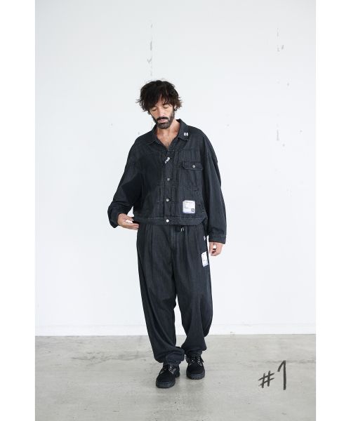 Cotton Tencel Denim Tapered Pants