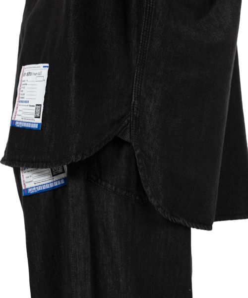 Cotton Tencel Denim Long-sleeve Shirt