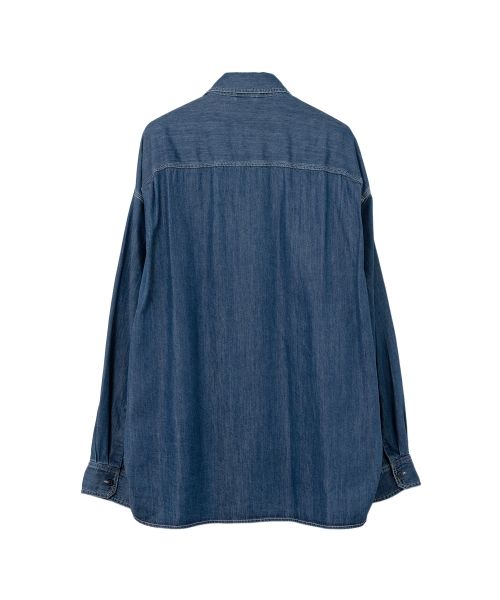 ミハラヤスヒロ Cotton Tencel Denim sleeve Shirt Maison MIHARA YASUHIRO ONLINE STORE（メゾンミハラヤスヒロ