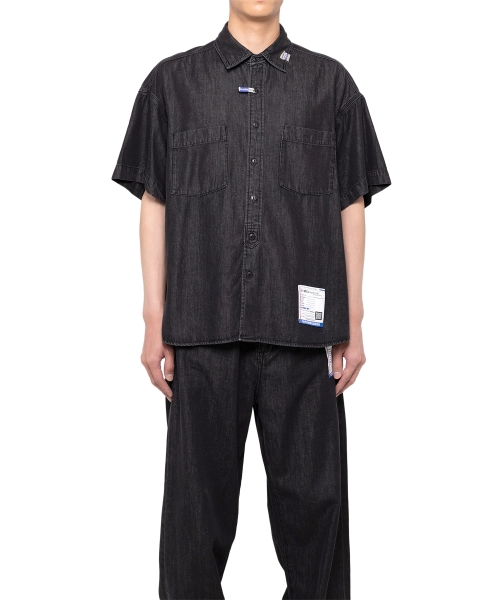 Cotton Tencel Denim Half-sleeve Shirt