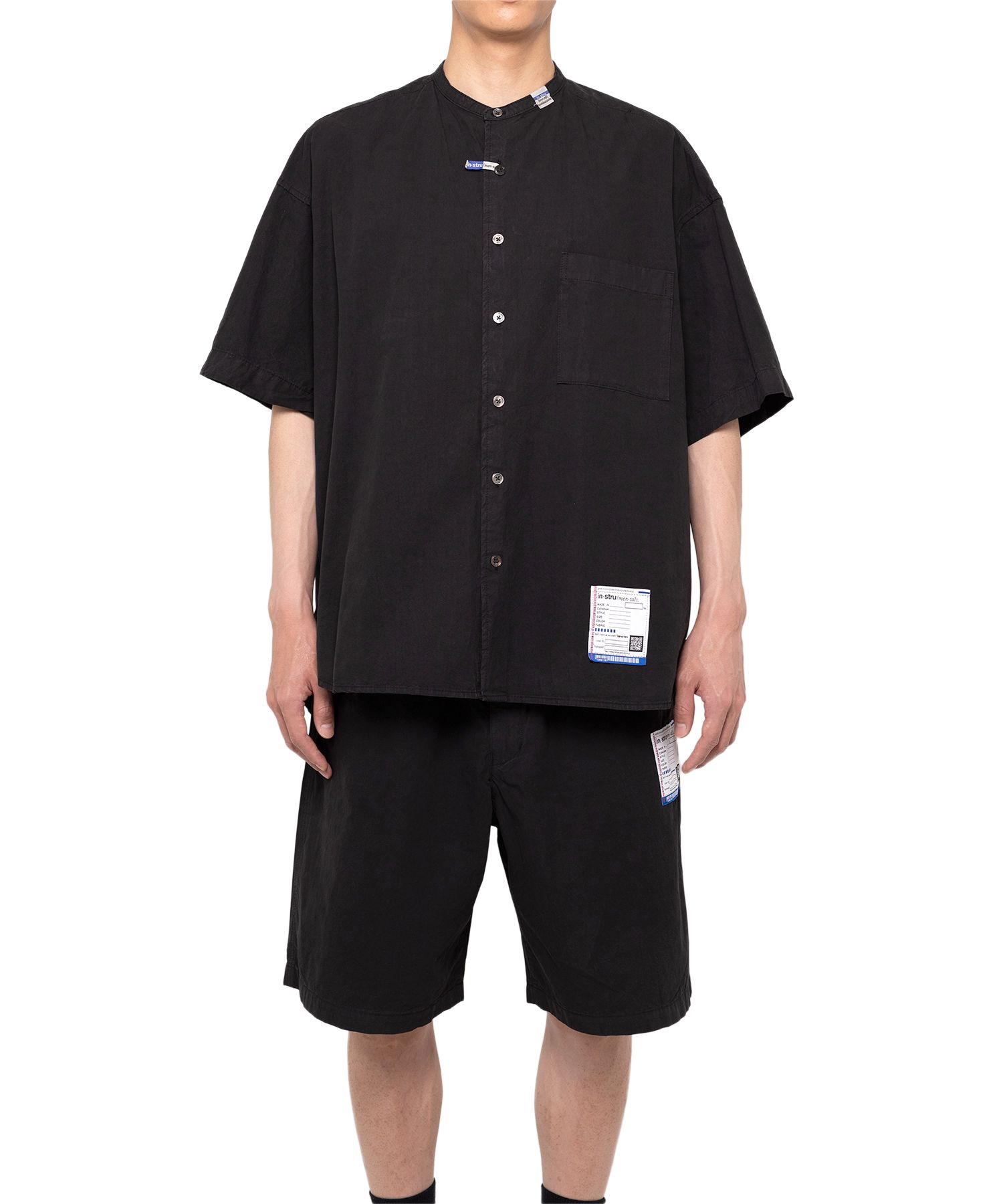 Typewriter cloth Half-sleeve Shirt