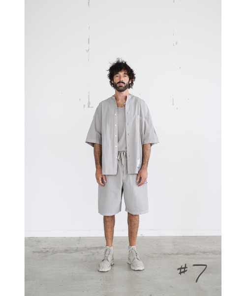 Typewriter cloth Half-sleeve Shirt