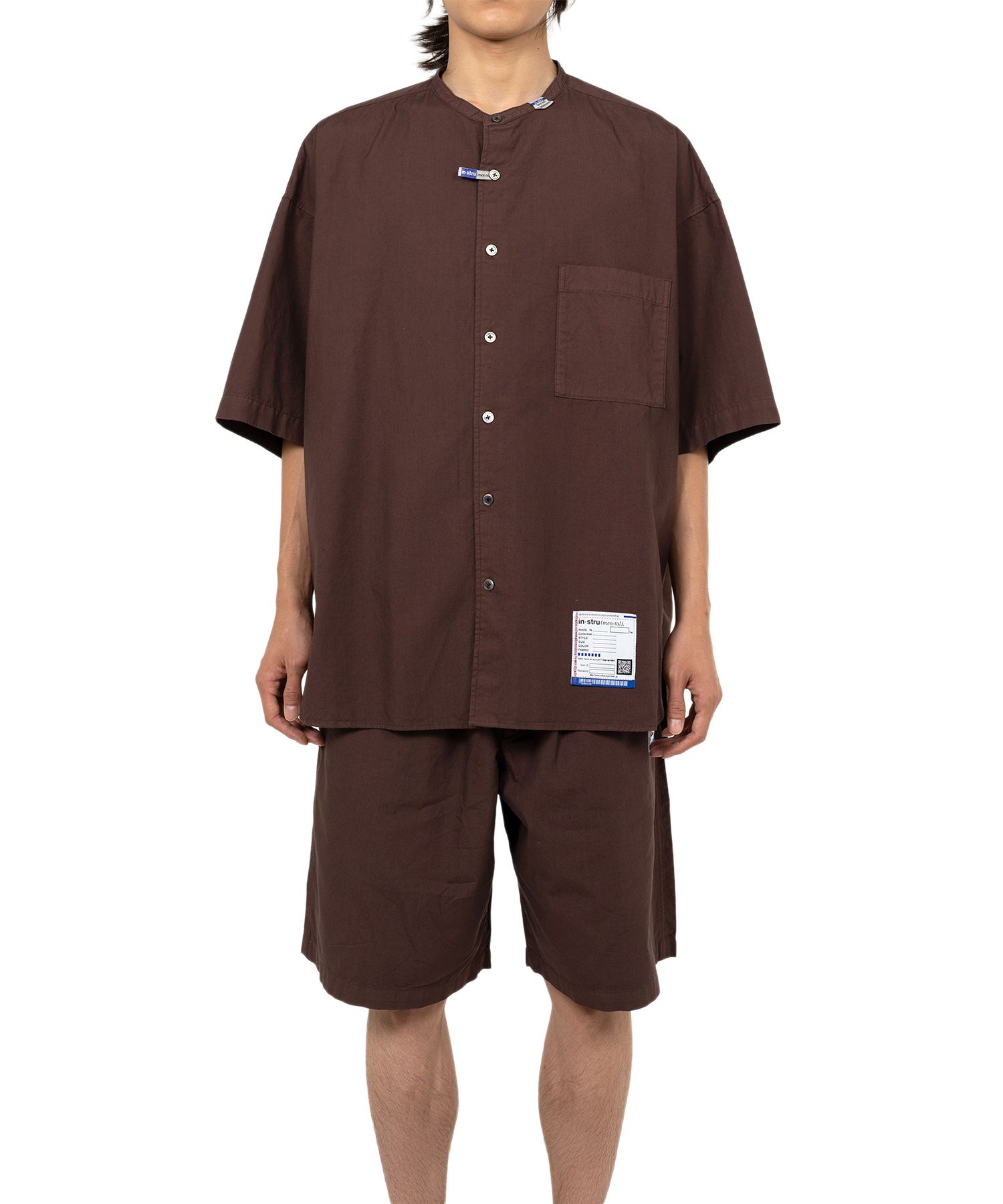 Typewriter cloth Half-sleeve Shirt