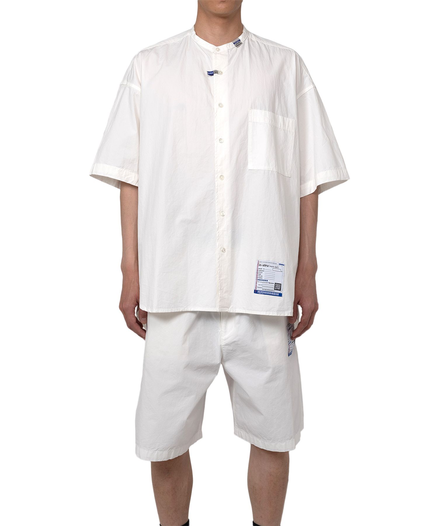 Typewriter cloth Half-sleeve Shirt