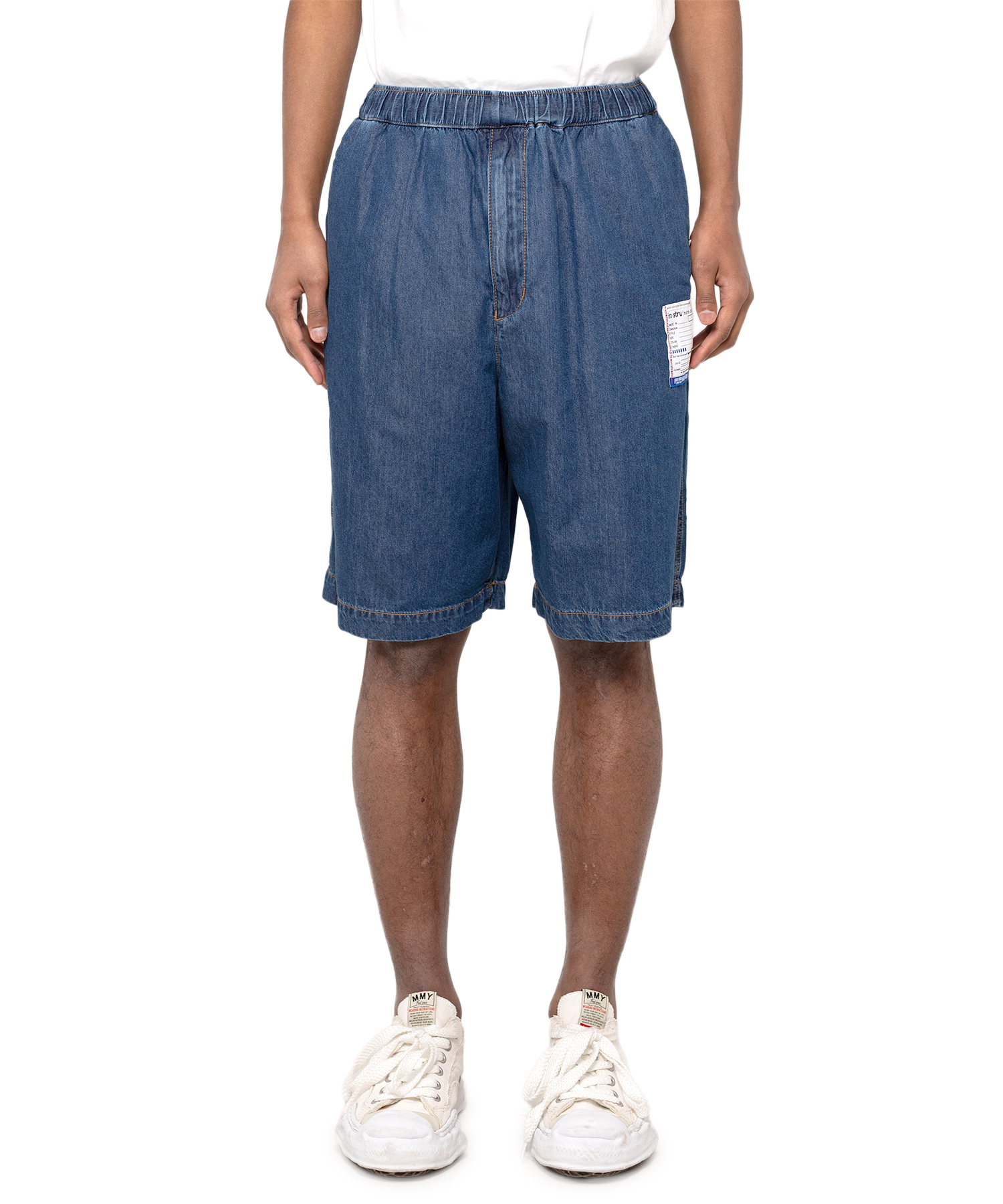 Cotton Tencel Denim Shorts