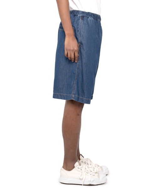 Cotton Tencel Denim Shorts