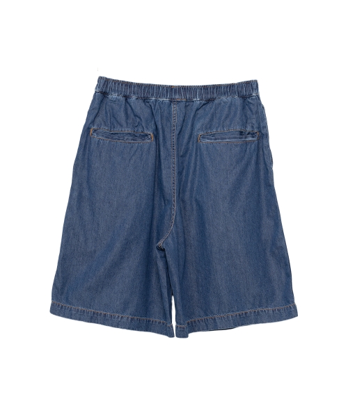 Cotton Tencel Denim Shorts