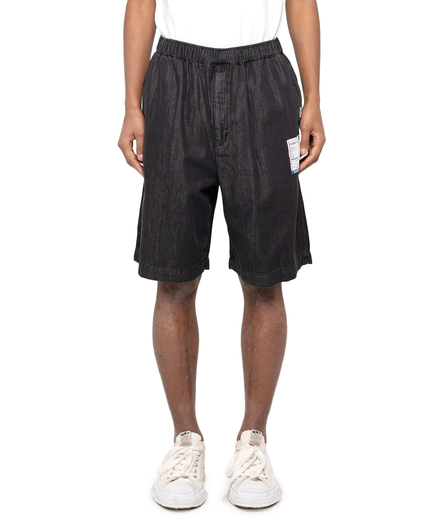 Cotton Tencel Denim Shorts