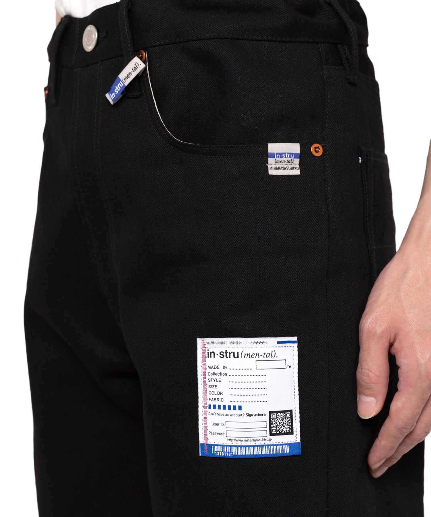 Selvage Denim Straight Pants