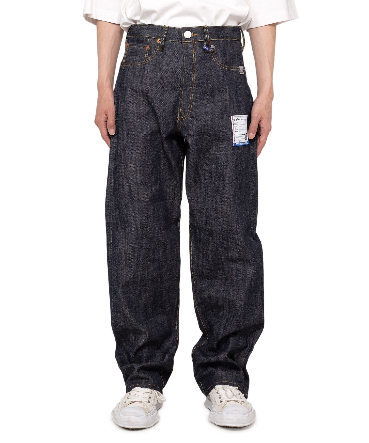 Selvage Denim Straight Pants