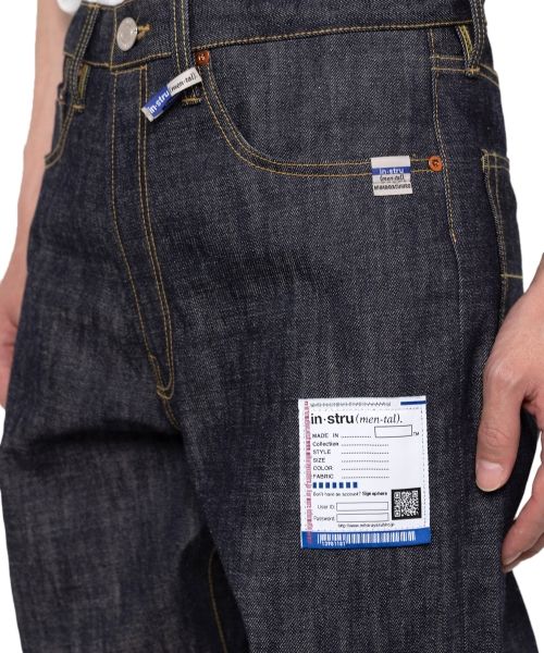 Selvage Denim Straight Pants