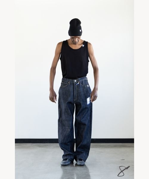 Selvage Denim Baggy Pants