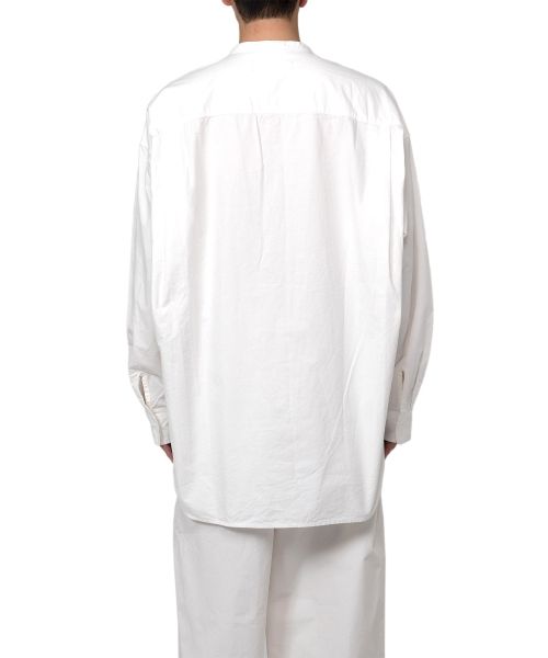 Band Collar Long Sleeve Shirt