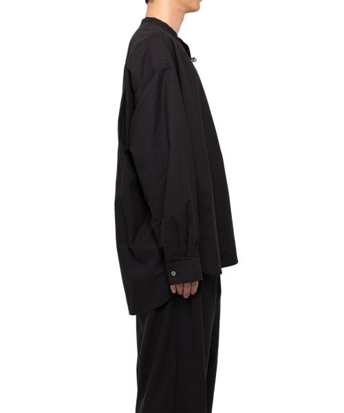 Band Collar Long Sleeve Shirt