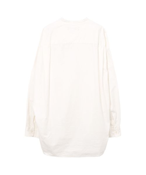 Band Collar Long Sleeve Shirt