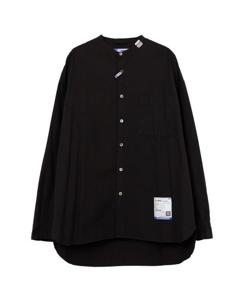 Band Collar Long Sleeve Shirt