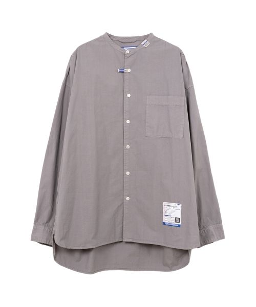 Band Collar Long Sleeve Shirt