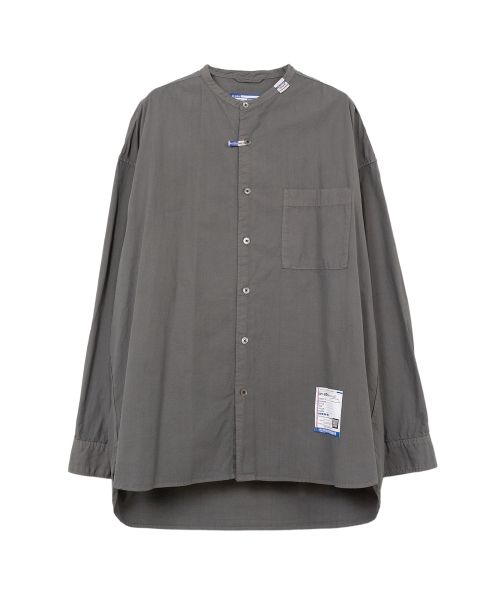 Band Collar Long Sleeve Shirt