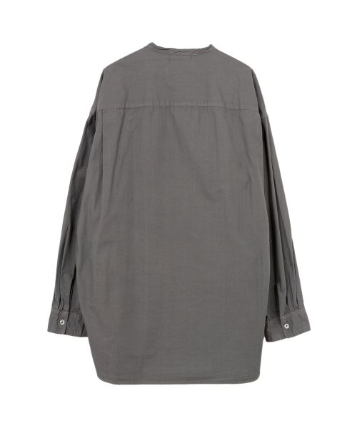 Band Collar Long Sleeve Shirt