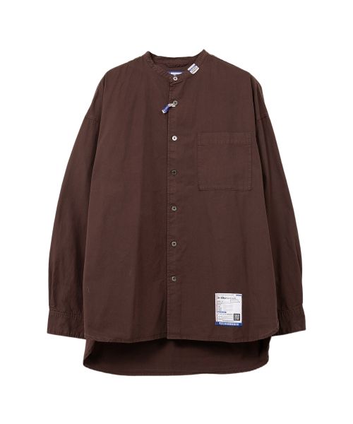 Band Collar Long Sleeve Shirt