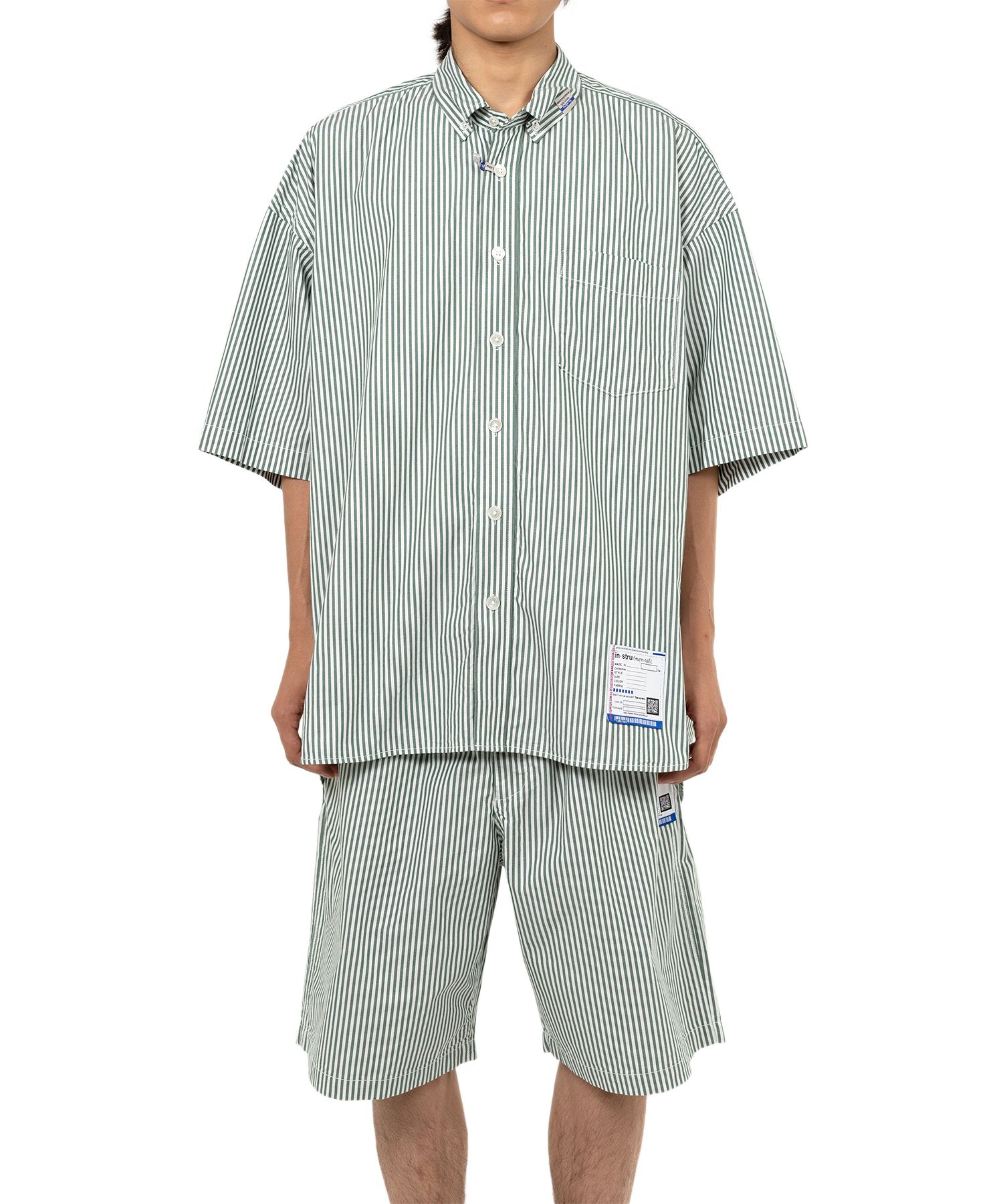 Stripe OX  Short Sleeve Shirt