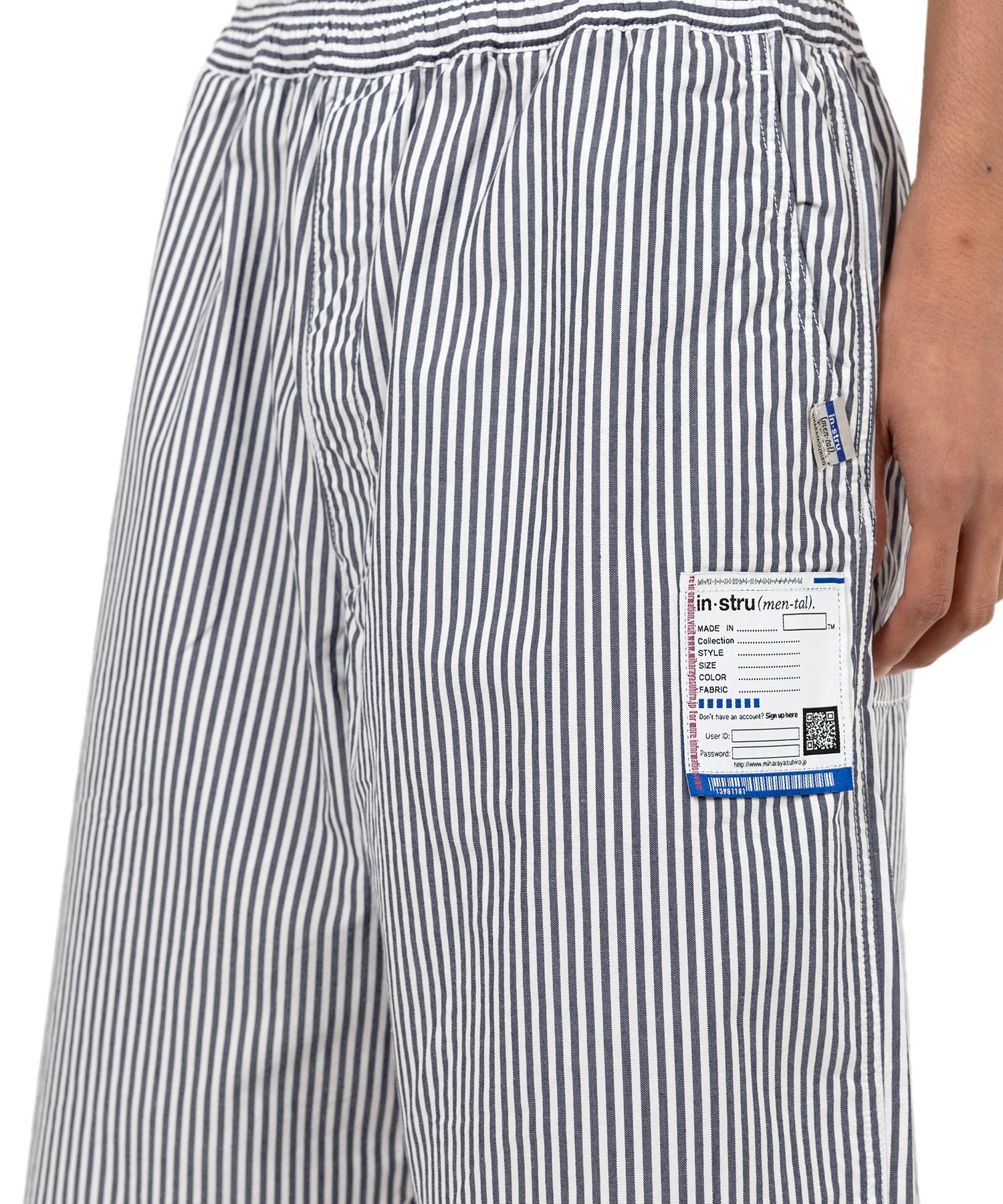 Stripe Oxford Shorts