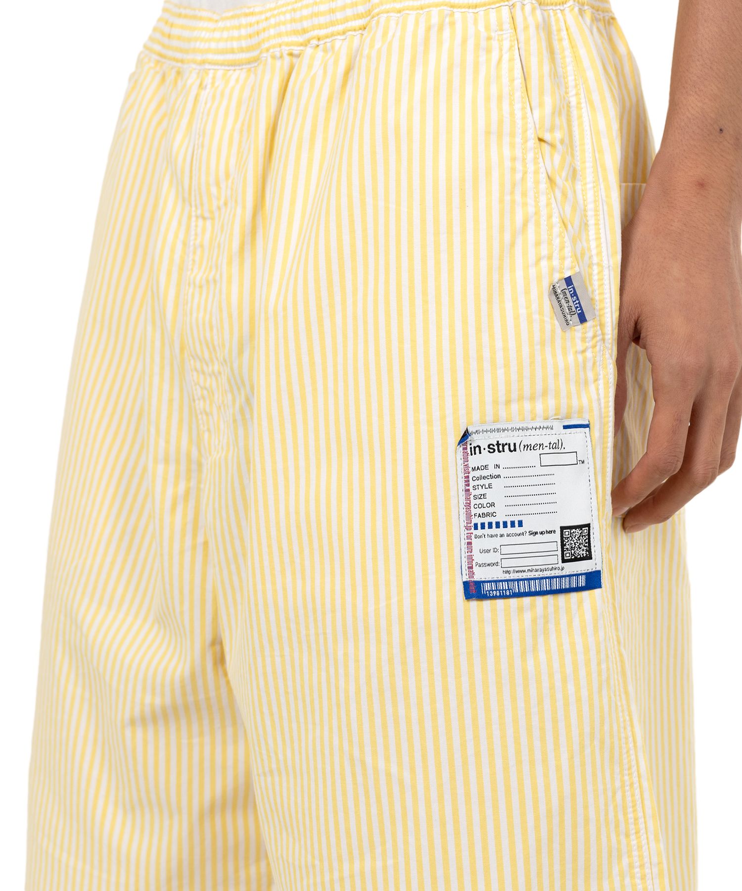 Stripe Oxford Shorts