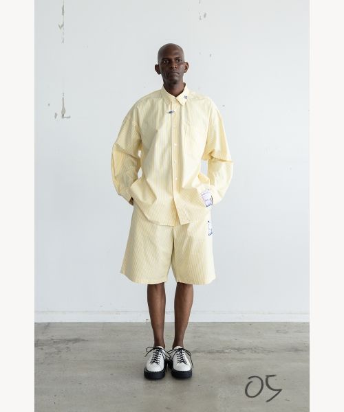 Stripe Oxford Shorts