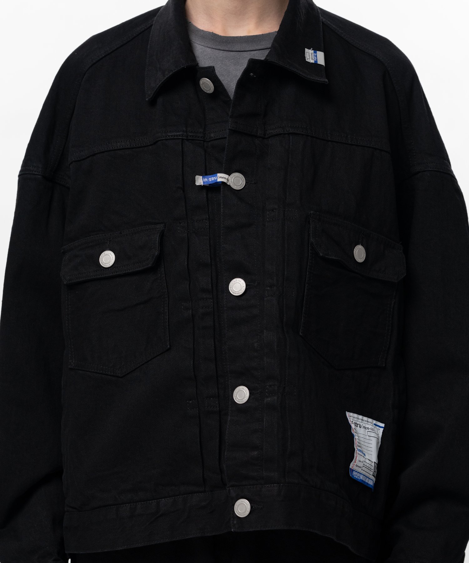 One Washed Selvage Denim Jacket