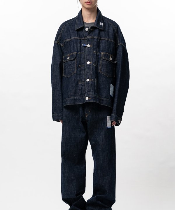 One Washed Selvage Denim Jacket