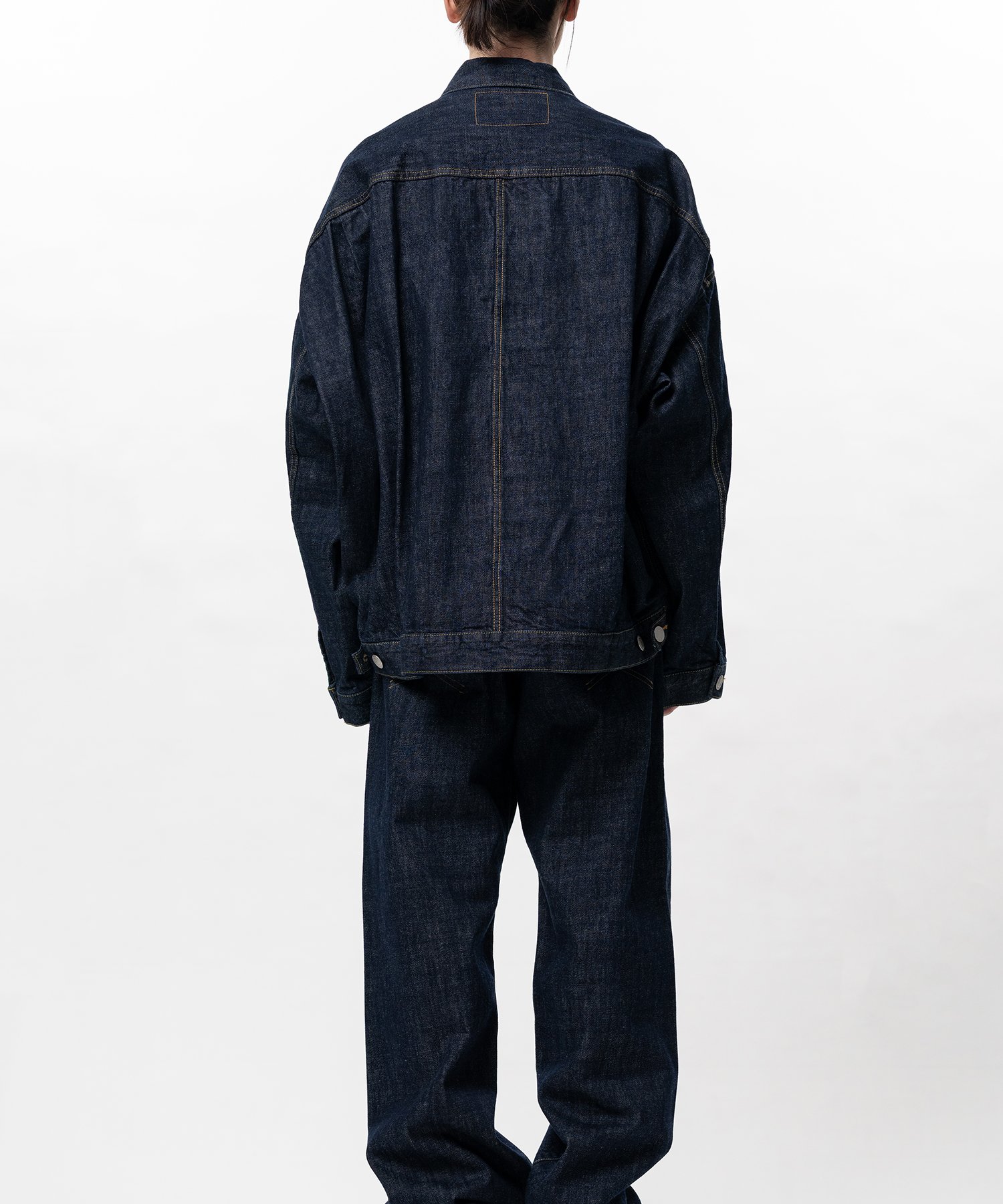 One Washed Selvage Denim Jacket