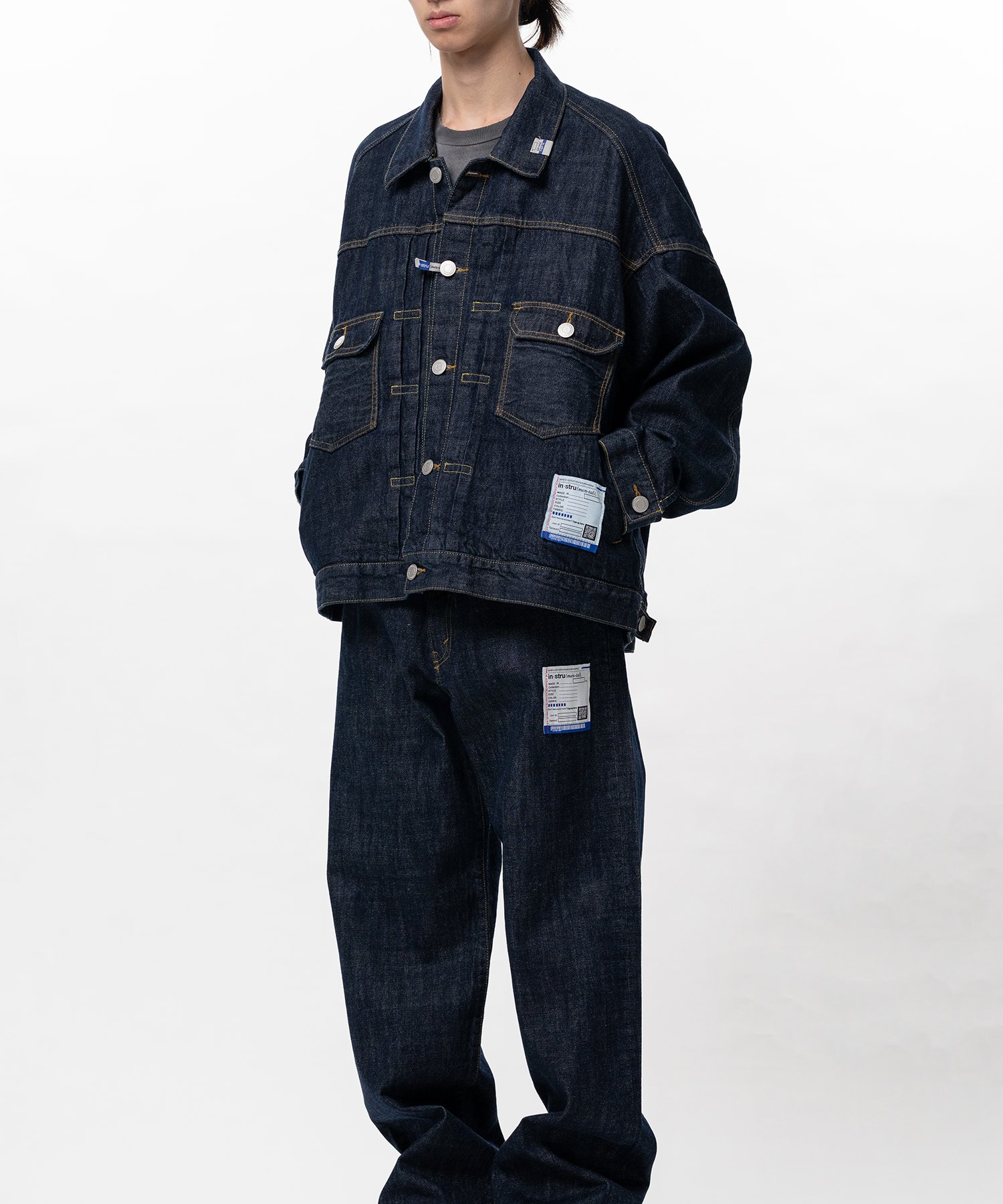 One Washed Selvage Denim Jacket