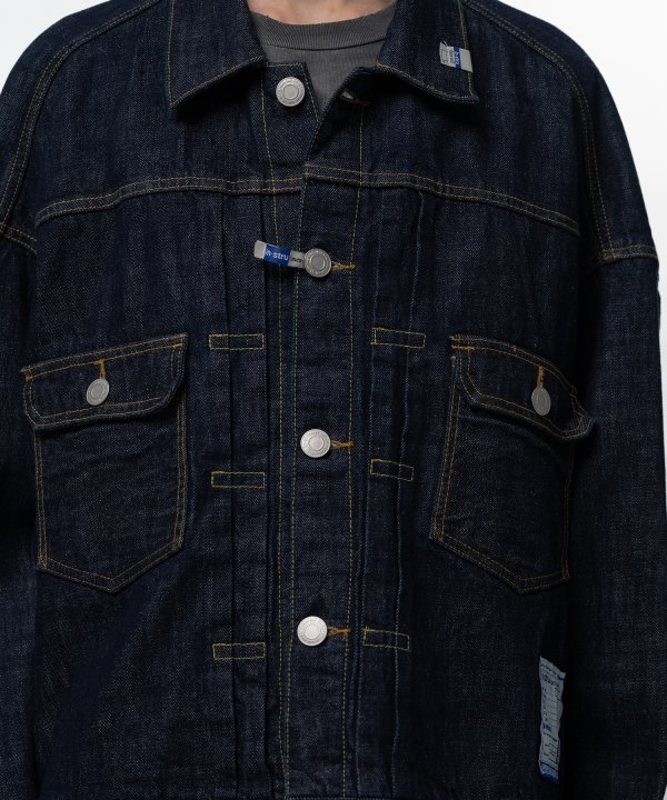 One Washed Selvage Denim Jacket