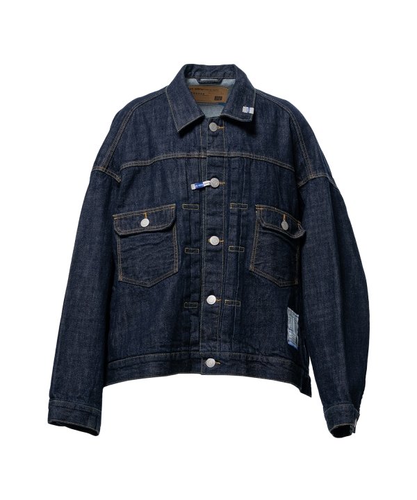 One Washed Selvage Denim Jacket