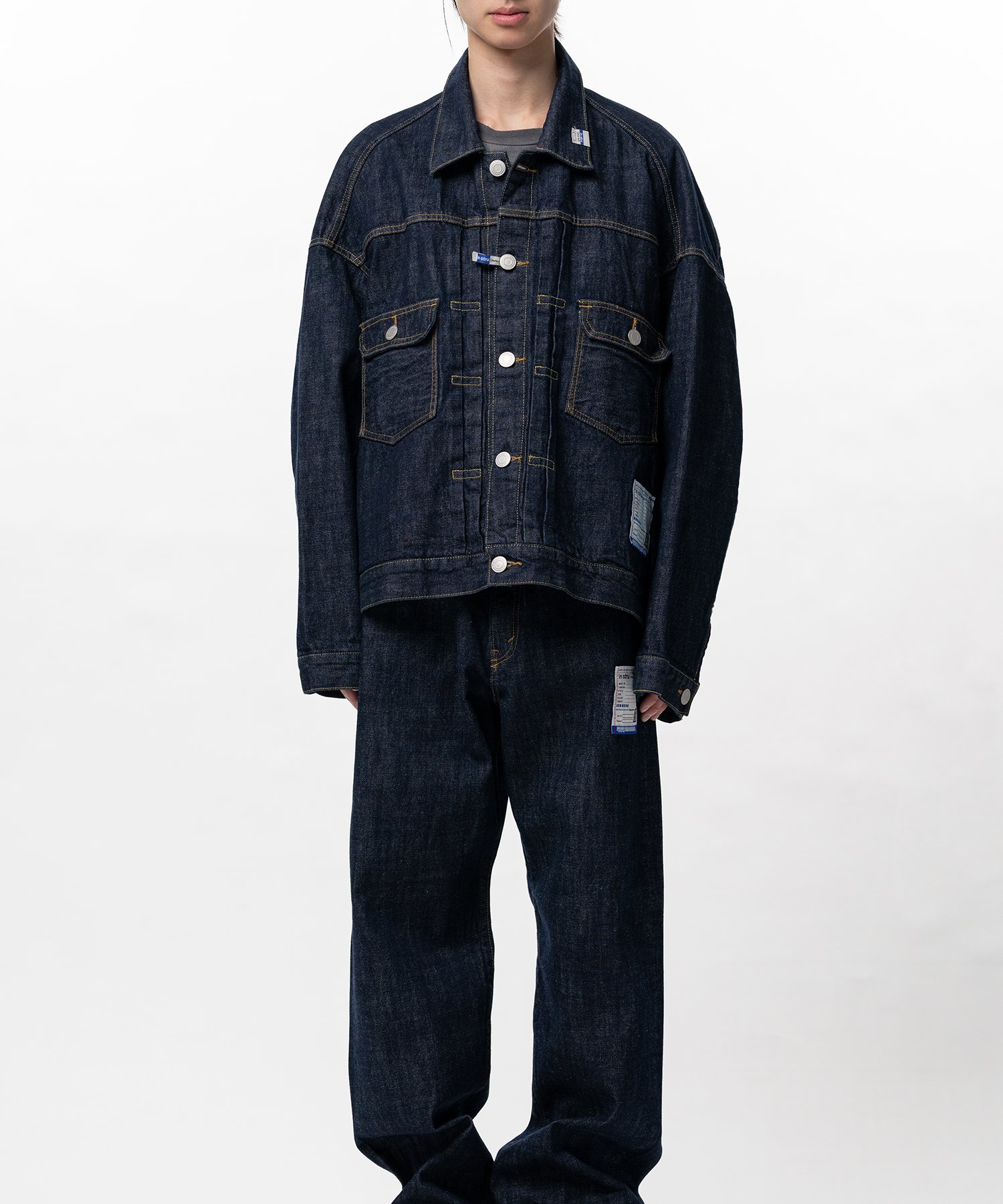 One Washed Selvage Denim Jacket