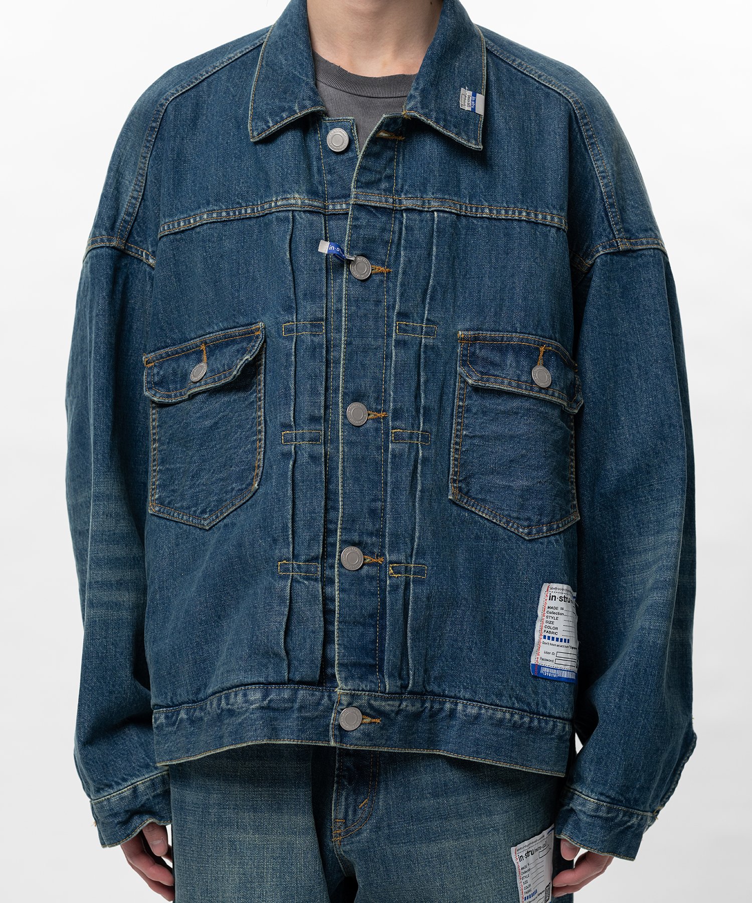 Hard Washed Selvage Denim Jacket