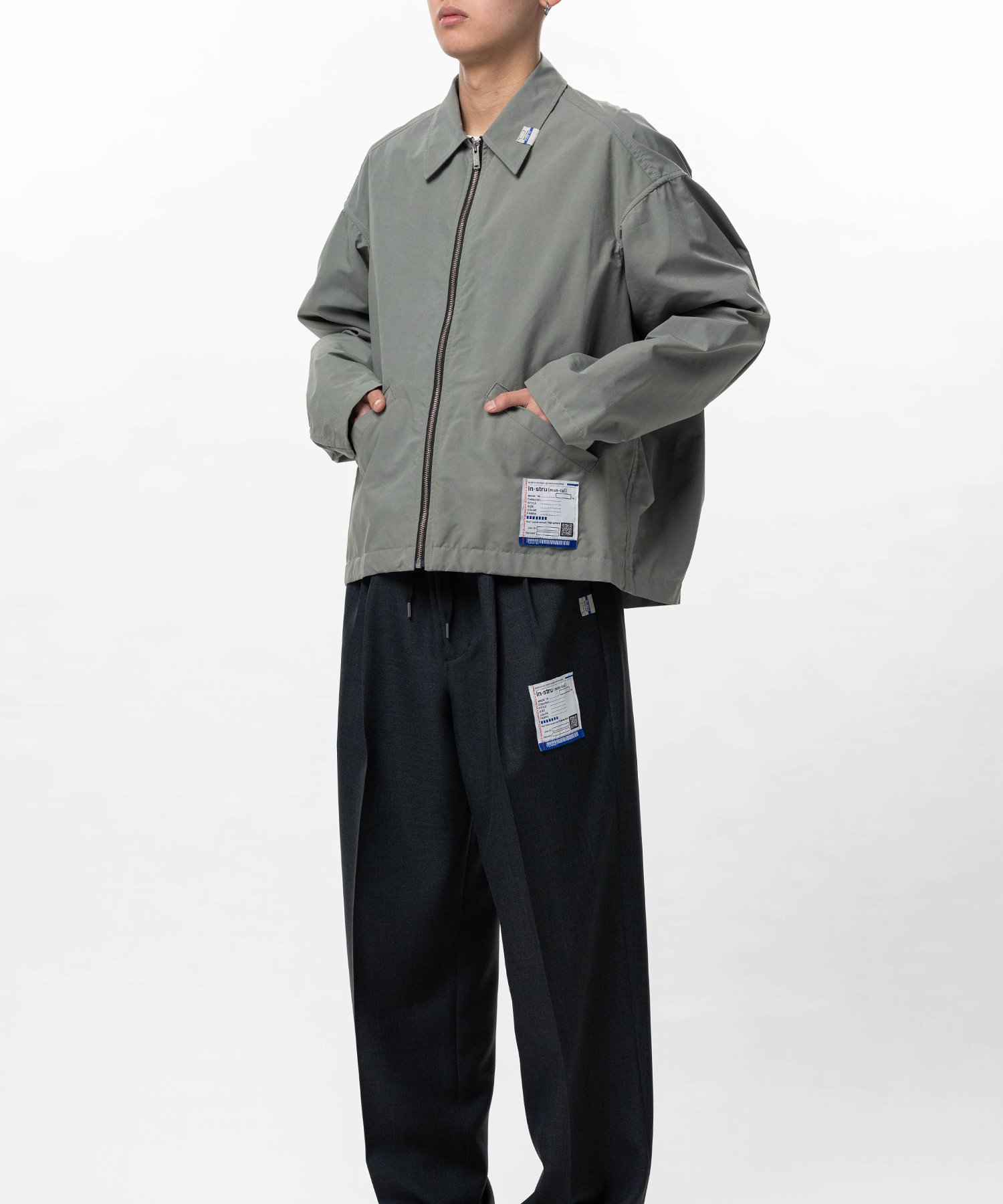 W/R Back Twill Zip Jacket