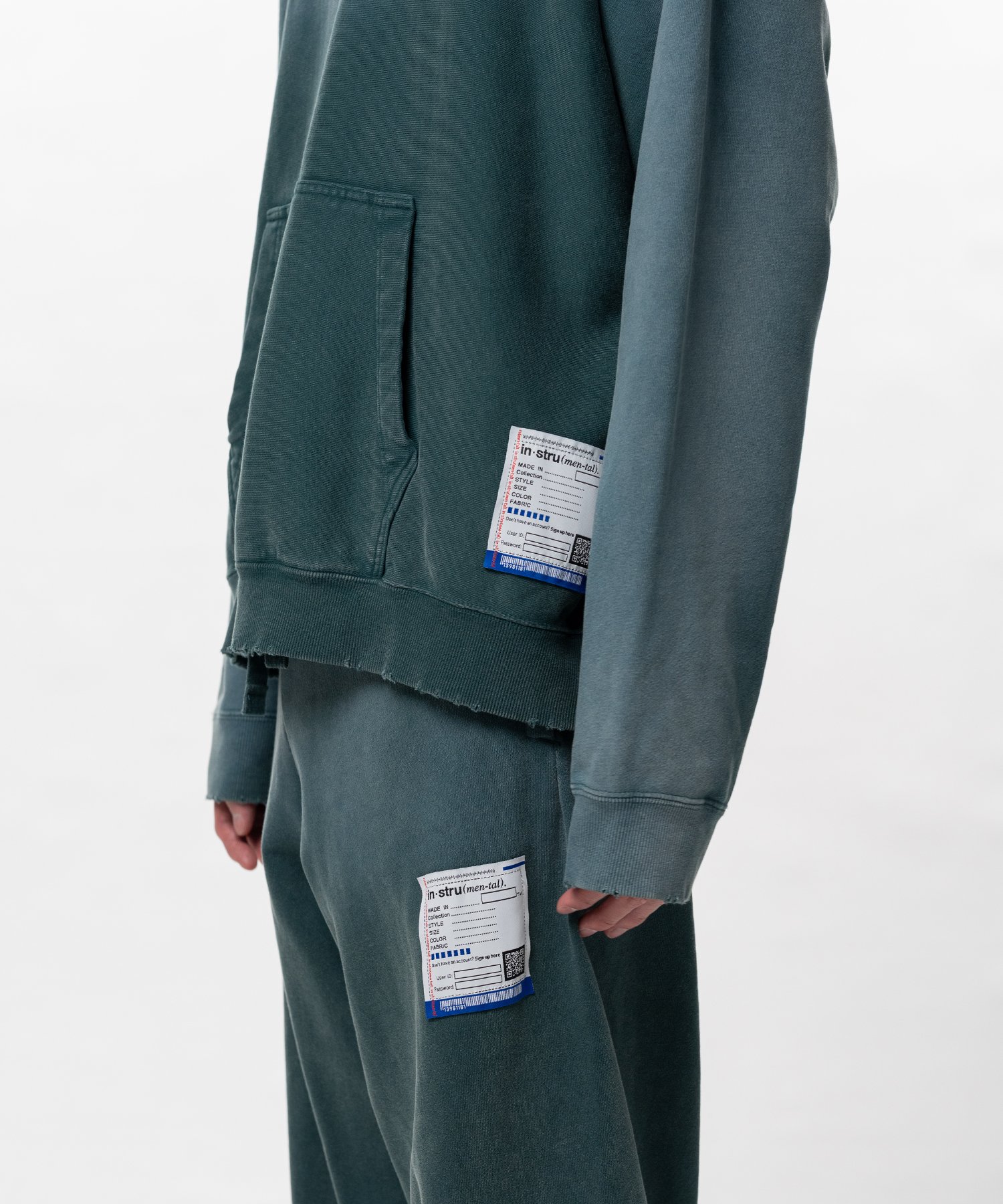 Sun Faded Like Distressed Hoodie