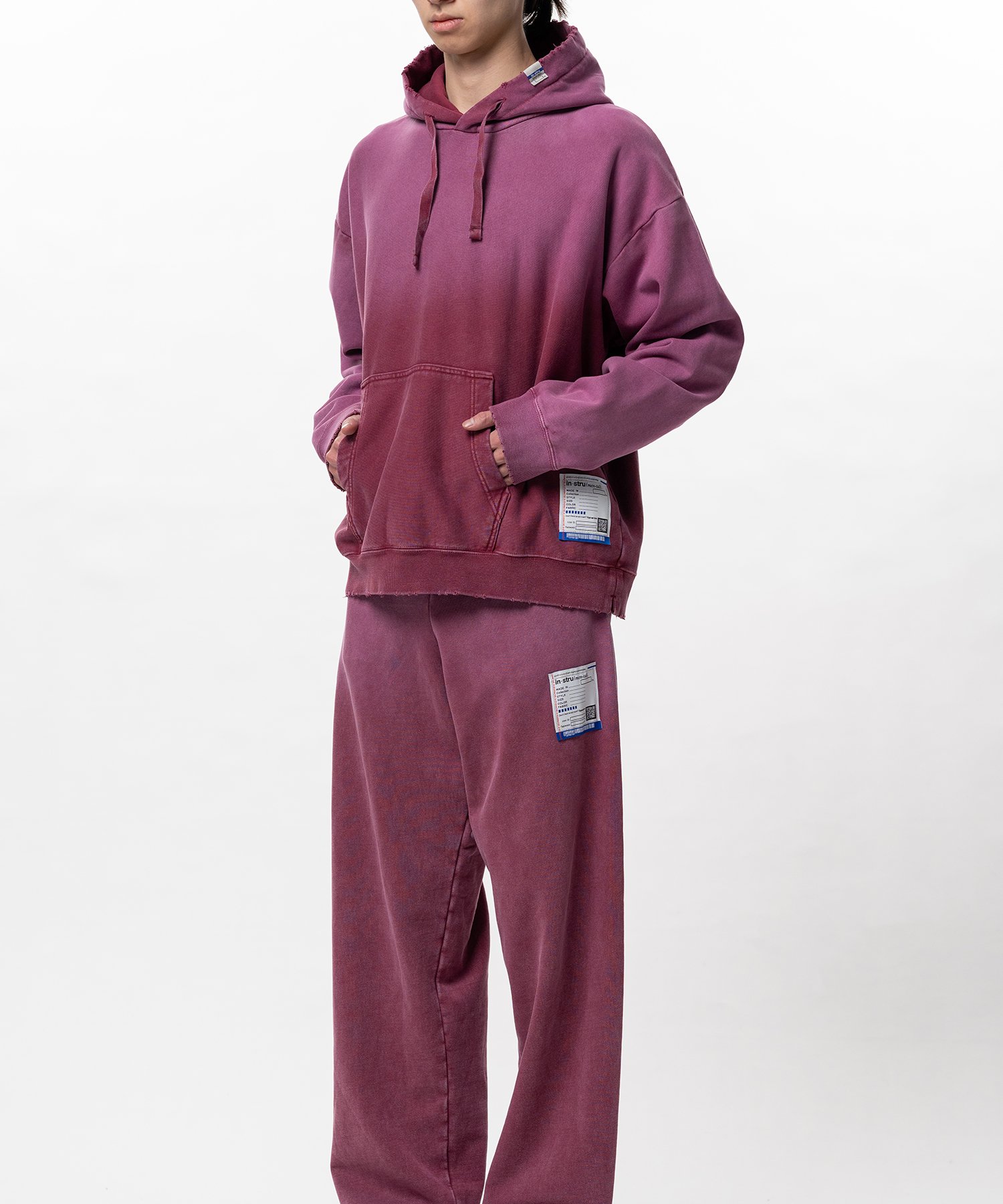 Sun Faded Like Distressed Hoodie