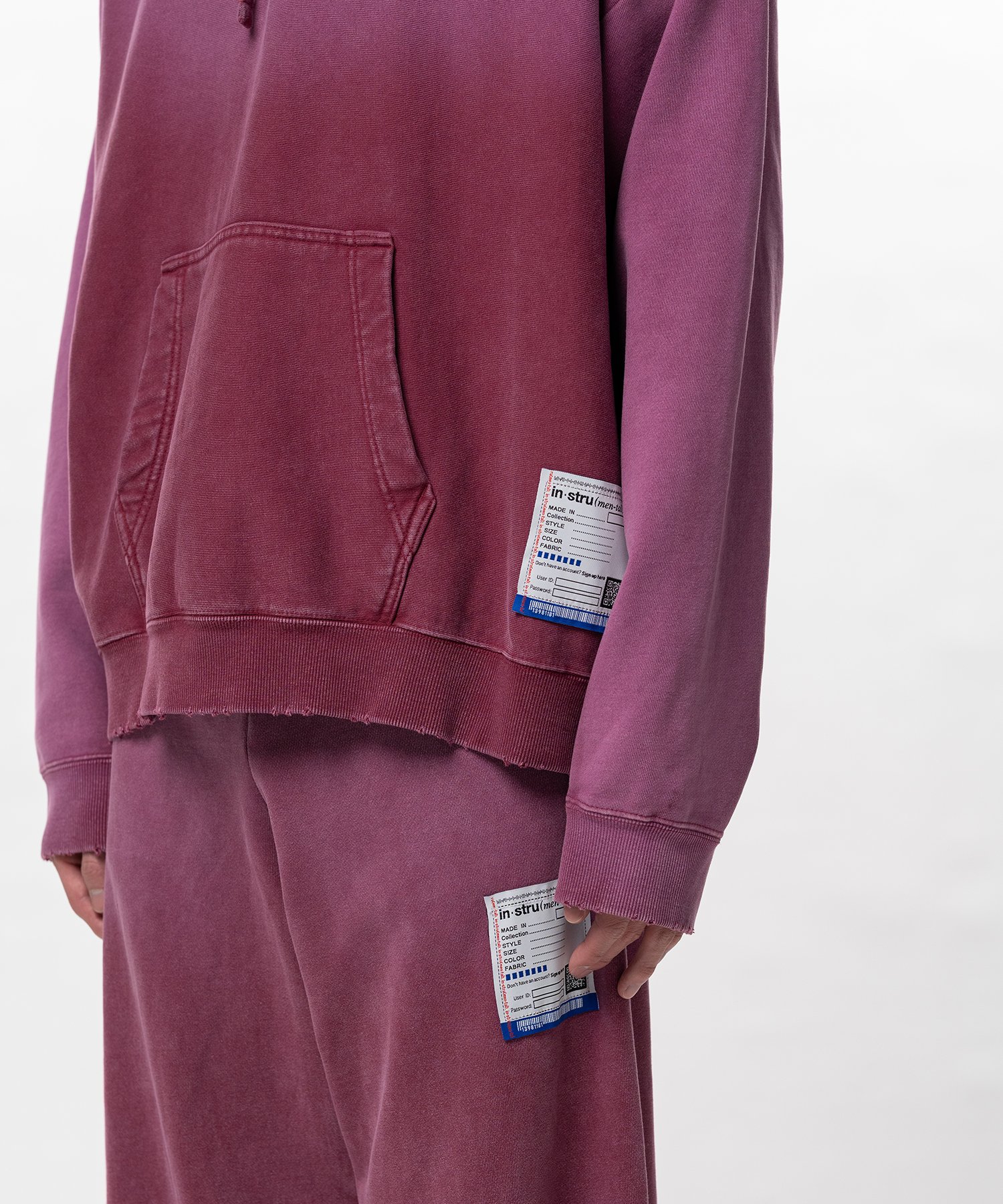 Sun Faded Like Distressed Hoodie