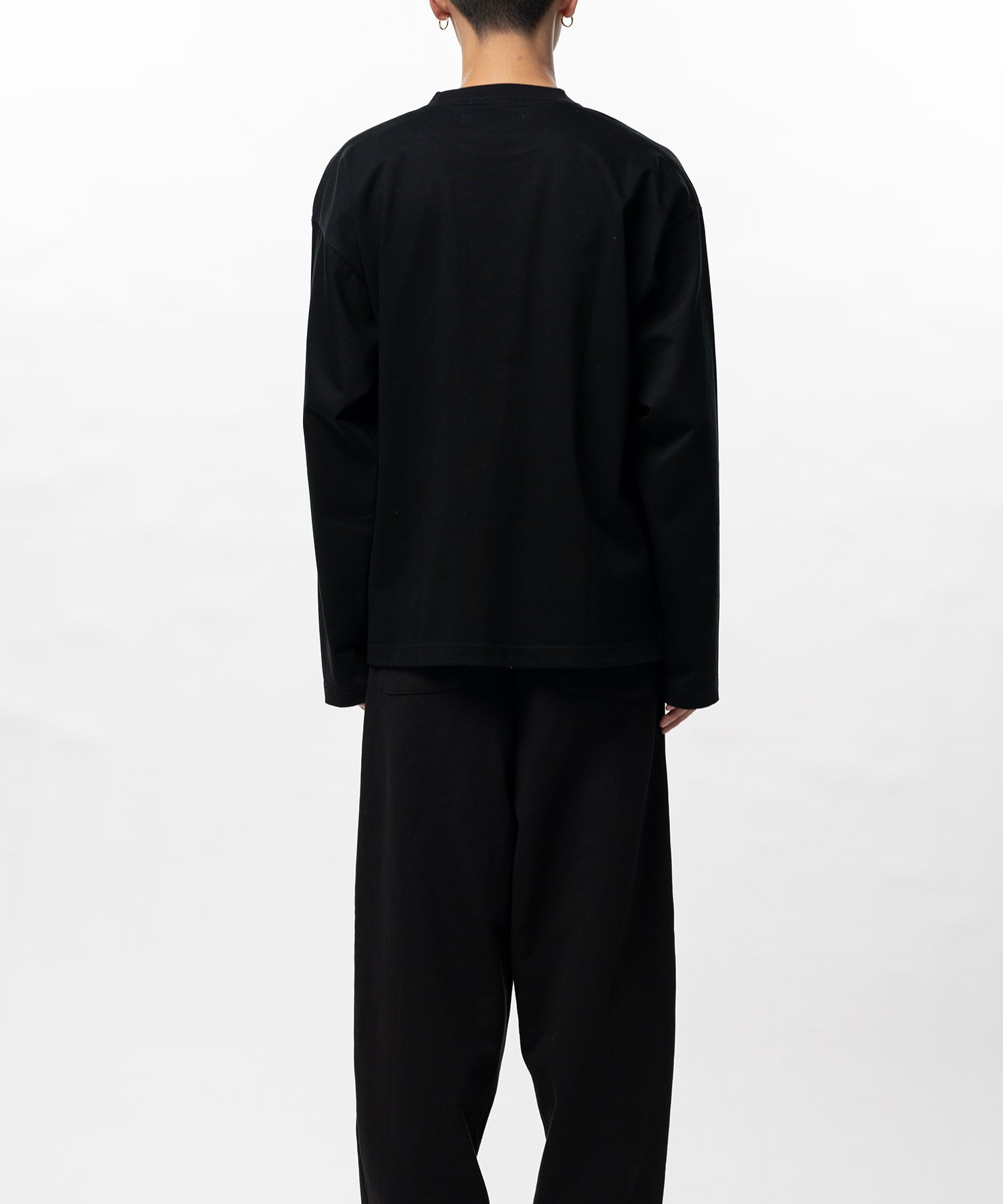 Heavy Weight Jersey Pocket Long-sleeve T-shirt