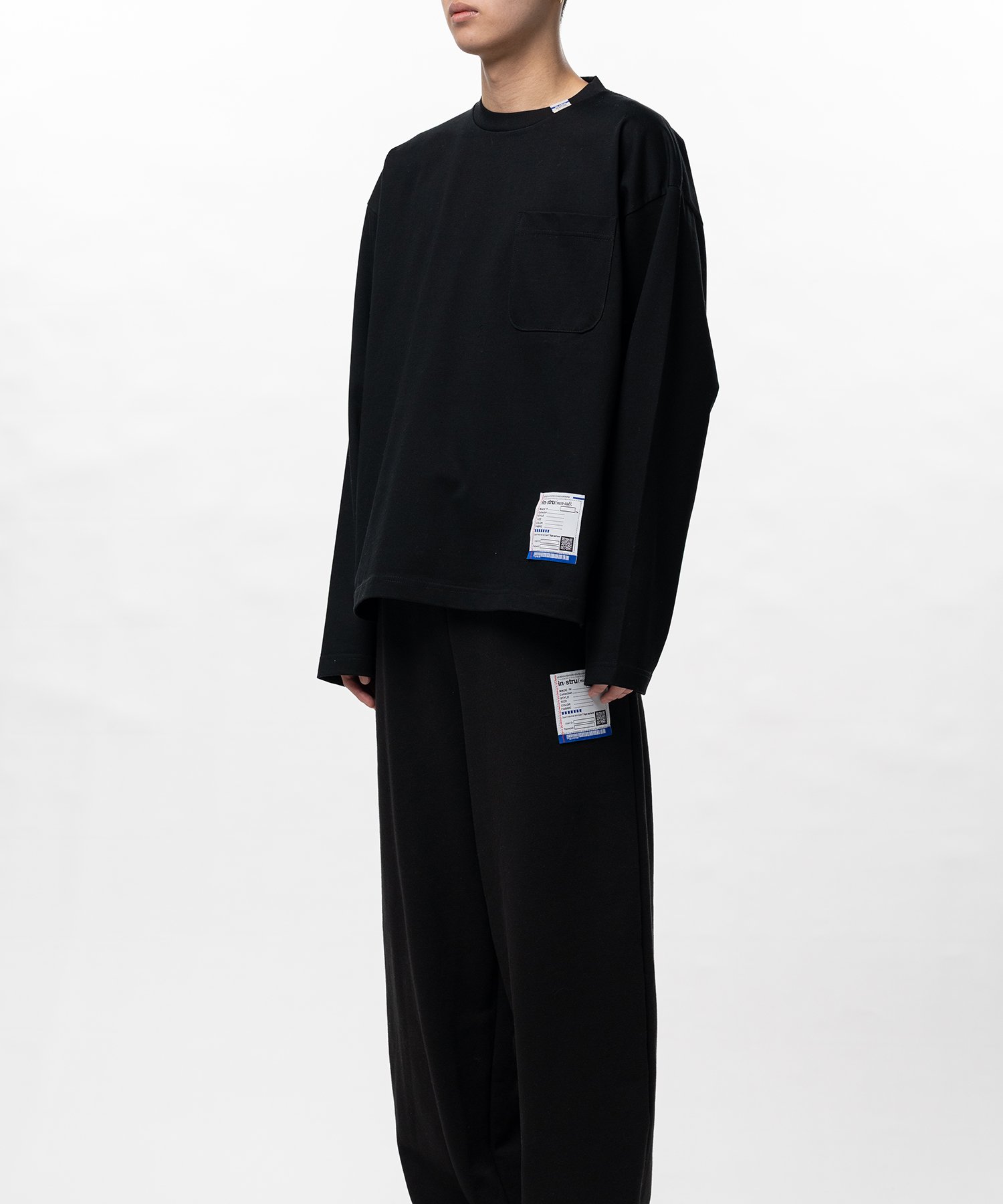 Heavy Weight Jersey Pocket Long-sleeve T-shirt