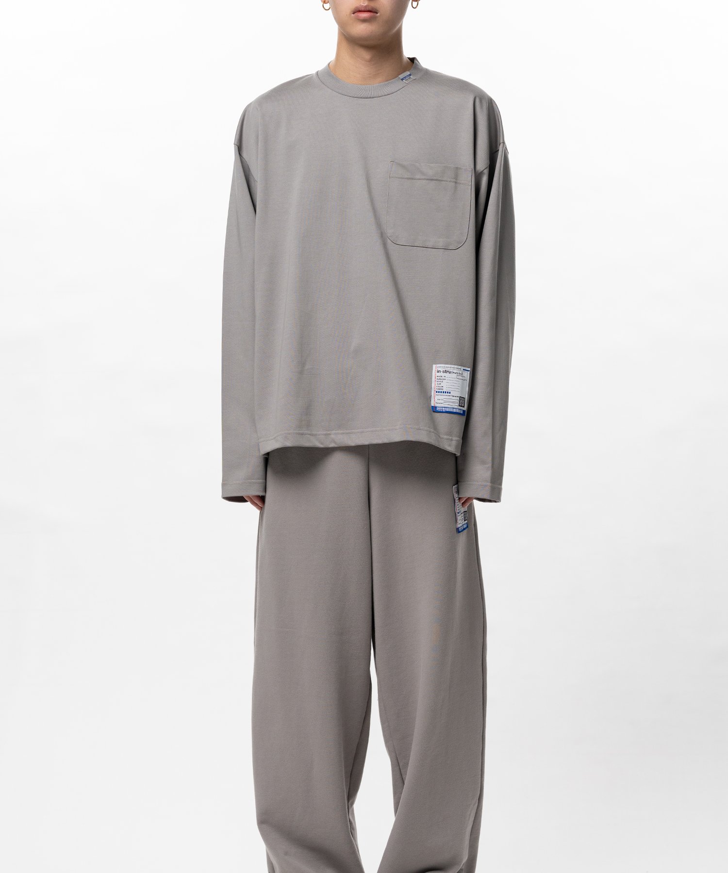 Heavy Weight Jersey Pocket Long-sleeve T-shirt