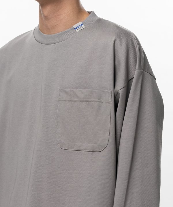Heavy Weight Jersey Pocket Long-sleeve T-shirt