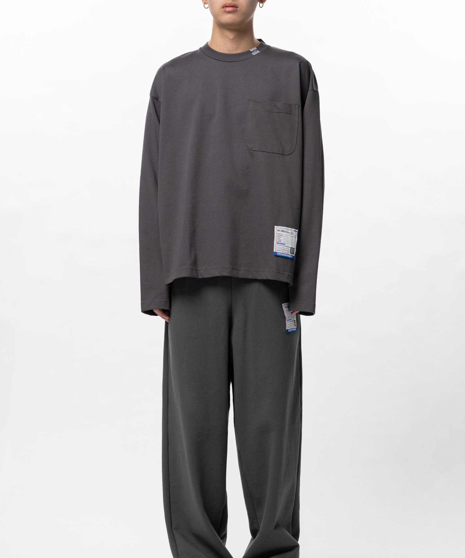 Heavy Weight Jersey Pocket Long-sleeve T-shirt