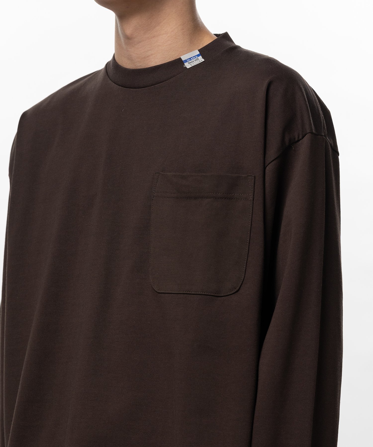 Heavy Weight Jersey Pocket Long-sleeve T-shirt