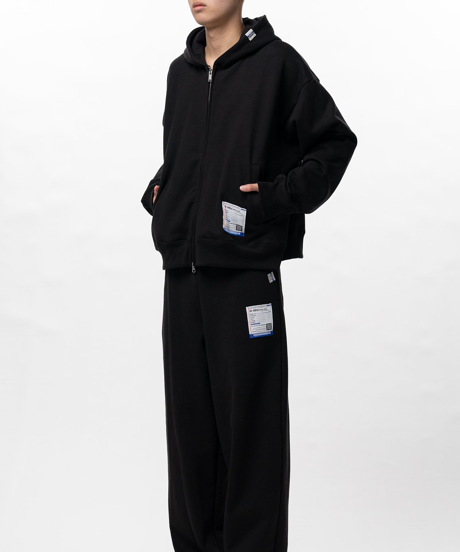 French Terry Zip-up Hoodie